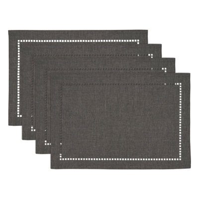 Neith Polyester No Pattern Rectangle Placemat