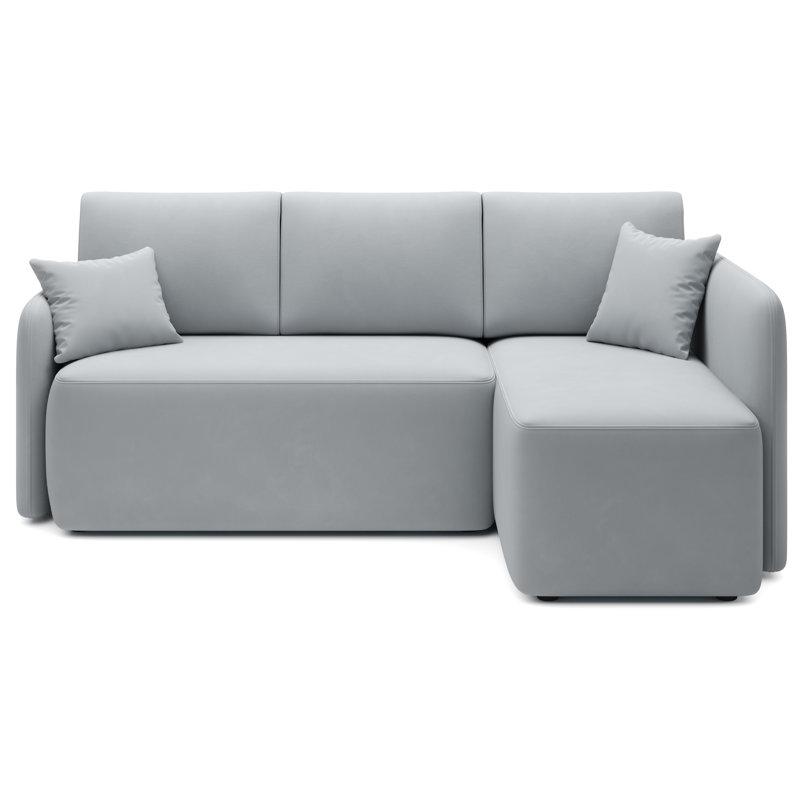 Marleah 3 Seater Sofa Bed, Light Grey, Right Hand Facing