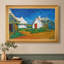 Trois chalets blancs à Saintes-Maries, 1888 - Vincent van Gogh - Toile encadrée sur mesure-913245932-913245726-913245720