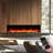 71"W Smart Build In Electric Fireplace Insert, 1-2-3 Sided View, Heater 750W/1500W, Multi Colors Of Flame & Fuel Bed, Alexa/Google Assistant Enabled