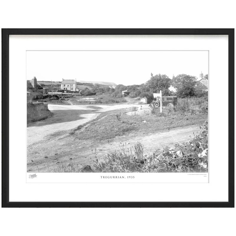 Tregurrian, 1935 by Francis Frith - Single Picture Frame Print, 28cm H x 36cm W x 2.3cm D
