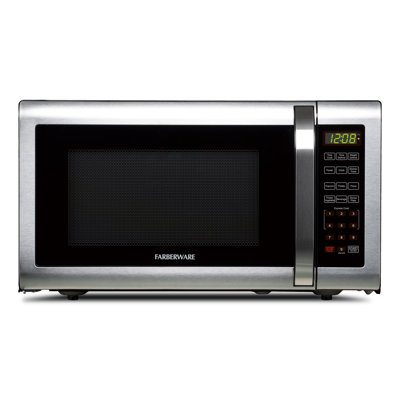 Farberware 1.6 Microwave Oven, Brushed Stainless Steel