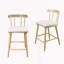 Tabouret de comptoir en bois rembourré, ensemble de 2-1850418015-1850418008