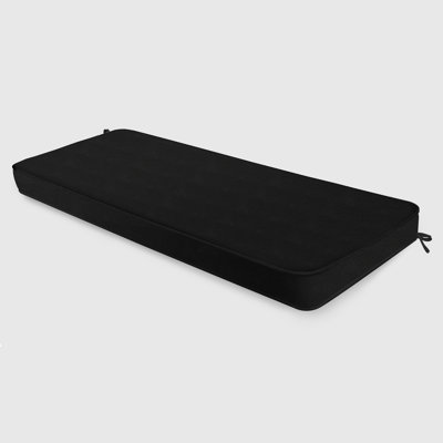 1'' H Customizable Bench Cushion For Indoor/Outdoor Furniture/Chair/Window Seat, Premium 75D High-Resilience Foam_4