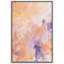 «Peinture abstraite mauve et moderne, coups de pinceau, images encadrées du salon»-101791461-101791465