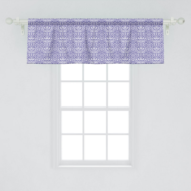 Cantonnière lilas Ambesonne, L 54 po x L 12 po
