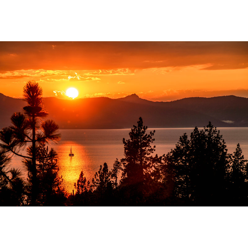 Edgefield Sail The Lake - Wrapped Canvas Print, 30cm H x 46cm W x 3.8cm D