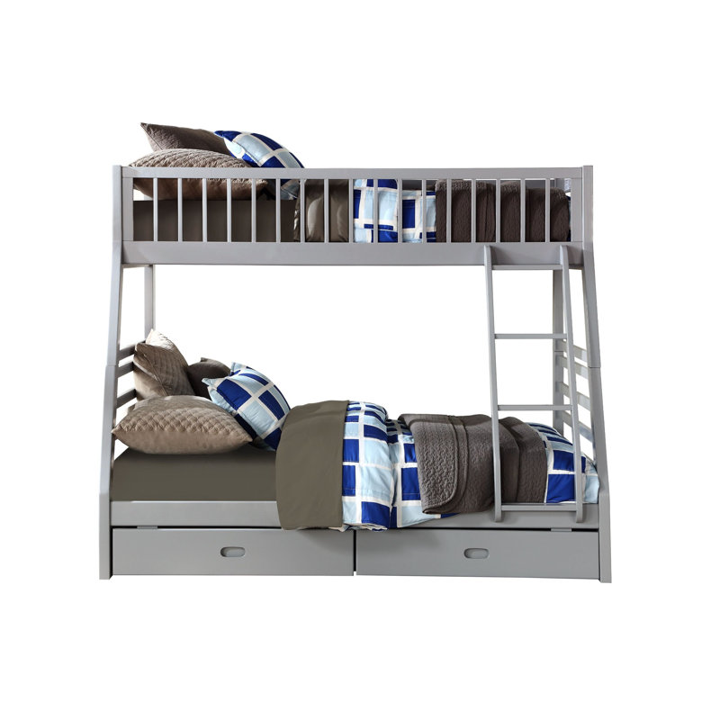 Cadre de lit 65 po, Twin/Full, Grey
