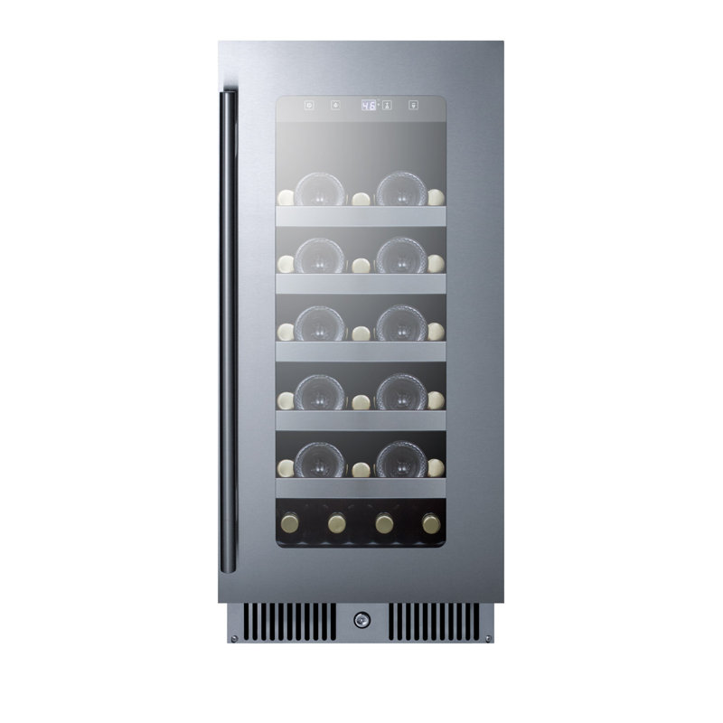 Summit Appliance Single Zone 14.88'' 29 Bottle Wine Refrigerator, Right