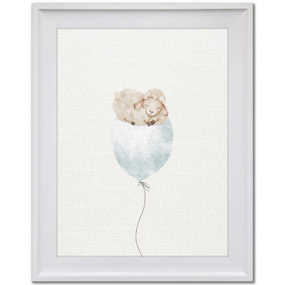 Sheep Balloon 2 Canvas Wall Art