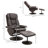 Faux Leather Swivel Recliner-1647922102-1647922097