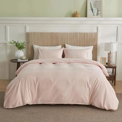 Ensemble de housse de couette simple Simply Clean - fermeture à glissière cachée et 4 attaches de coin (conception douce et de couleur assortie)