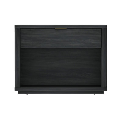 Evelyn 32" Nightstand In Charcoal Gray  (Only Nightstand)