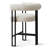 Bouclé Upholstered Counter Stool