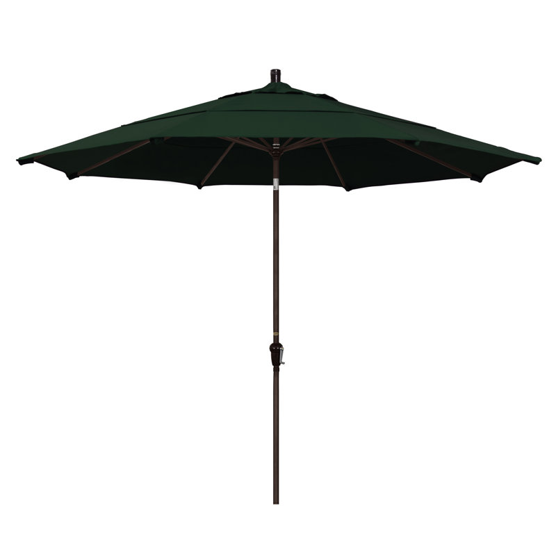Parasol de marché 11 pi Austan, Toile verte Pacifica