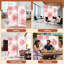 Paravent 4 panneaux à cloison pliable Royal Soft Pink Roses-134502927-134502929
