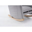 Chaise berçante ergonomique avec dossier et repose-pieds réglables-1031387057