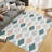 Washable Floral Area Rug - Non-Slip Vintage Style Carpet - Mark Resistant, Machine Washable for Living Room, Bedroom - Green Tone, 8x10ft, USA Spec-129391155-129391163