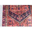 Tapis décoratif en laine de conception unique rose noué à la main des années 1990 de 4 pi 3 po x 6 pi 5 po Brixon