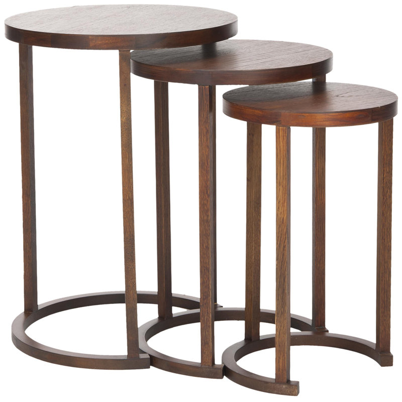 Top End Table, Brown