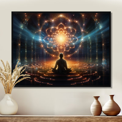 The Sacred Light Within Divine Contemplation - Meditation Wall Art