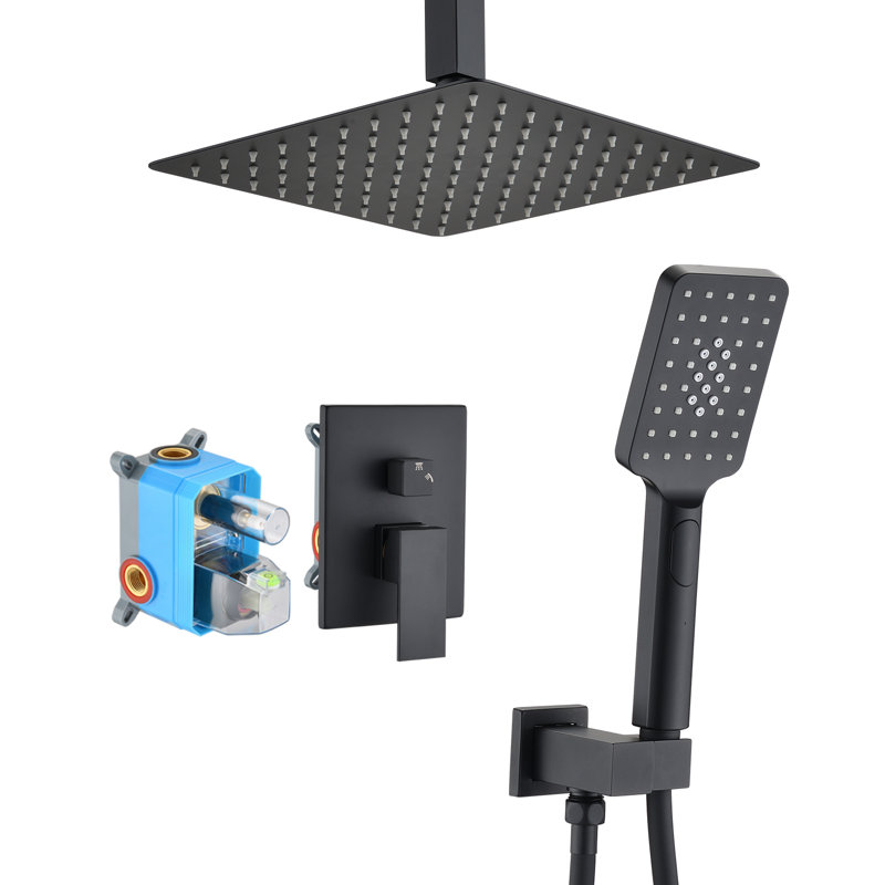 Système de douche complet avec valve brute