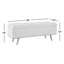 Banc de rangement de 46 po Davina