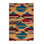 Machine Washable Transportation Brown Area Rug