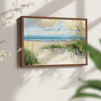 Catching The Wind -Framed Print - Restickable