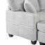 Canapé modulaire Canapé modulaire rembourré de 125,2 po avec repose-pieds mobile et poches de rangement latérales pour le salon-521204233