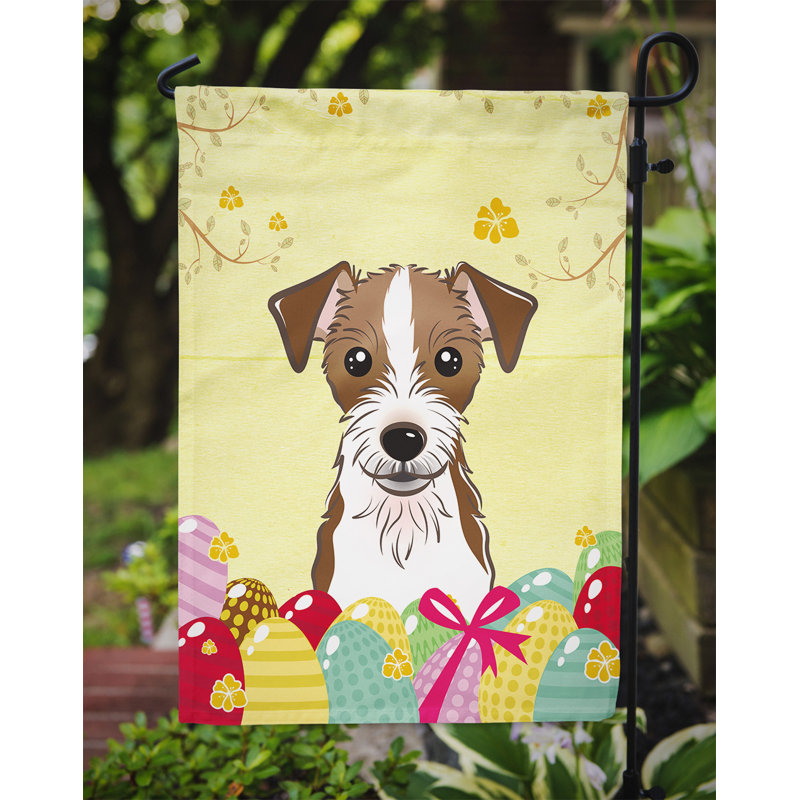 Drapeau de jardin Eron, Terrier Jack Russell 1