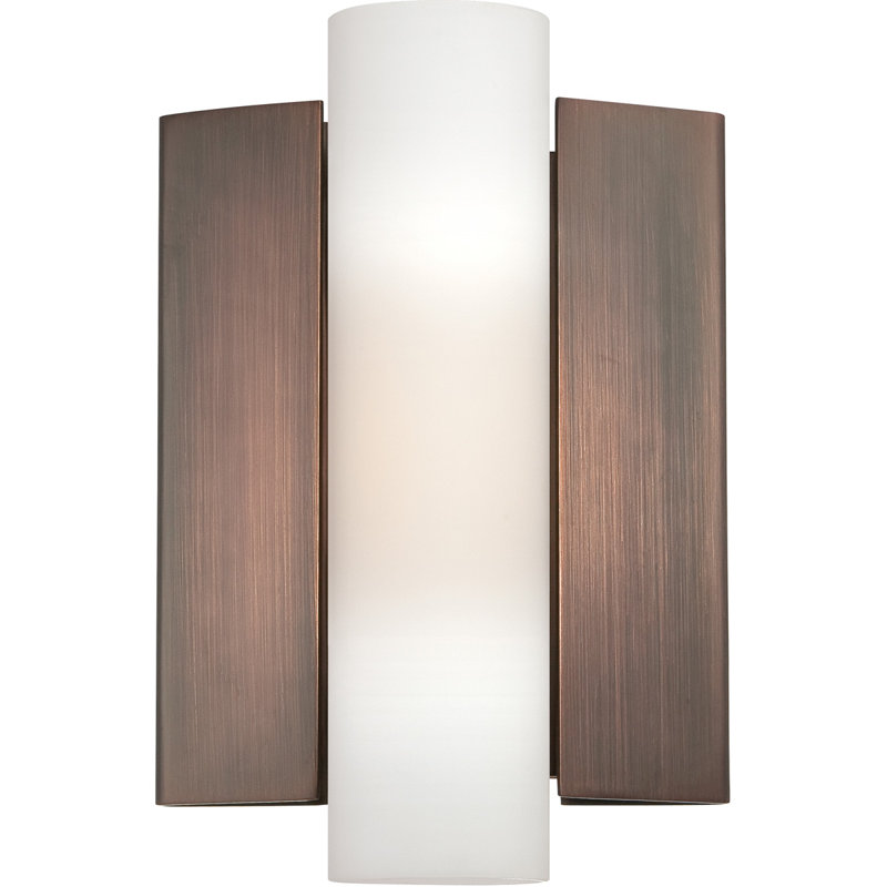 Bronze LED Flush Mounted Sconce