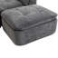 Canapé de salon moderne de style nuage, canapé convertible sans cadre en forme de L (avec repose-pieds), canapé surdimensionné confortable en chenille surdimensionné à 4 places, canapé modulaire modulaire-129347038