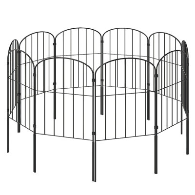 61cm H x 32cm W Metal Fence Panels Included