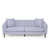 100% polyester gris nuage est en rupture de stock