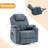 Nafees Upholstered Heated Massage Chair-1143029944