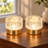 Rechargeable Dimmable Crystal Cylinder Table Lamp