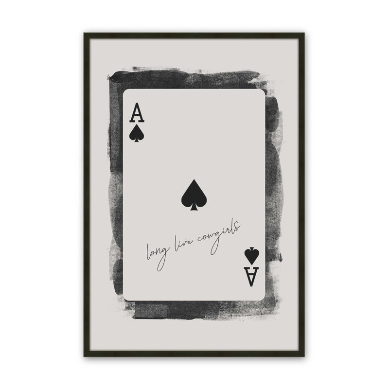 Impression de cartes monochromes occidentales, Noir satiné, H 15 po x l 12 po