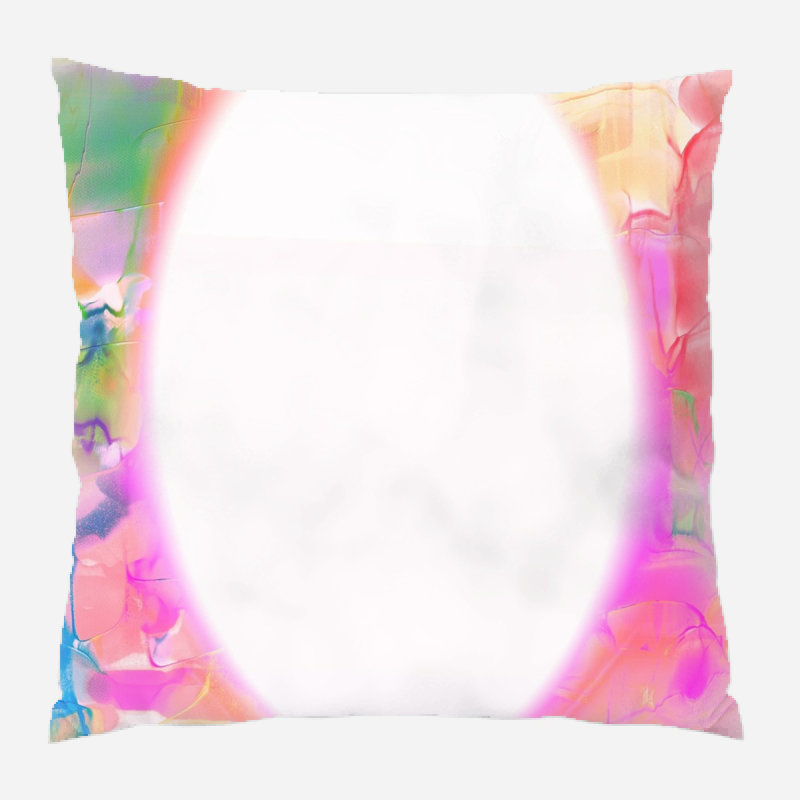 Coussin watercolour Walczak, Microsuède, Intérieur