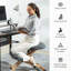 Fauteuil ergonomique à genoux, fauteuil Posture pour bureau à domicile, gris foncé-138129459