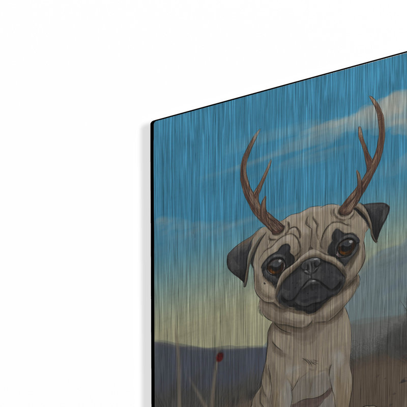 " Pugalope " by Brian Rubenacker, 16" H x 12" W