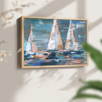 Pop Regatta II -Framed Print - Restickable