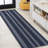 Braylyn Trellis Stripe Machine-Washable Navy/Gray Rug-34642906