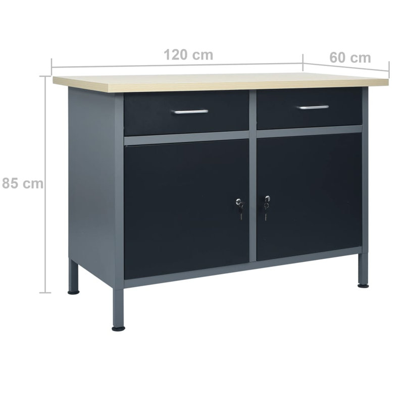 Veliz 304.8cm W Metal Shelving Unit