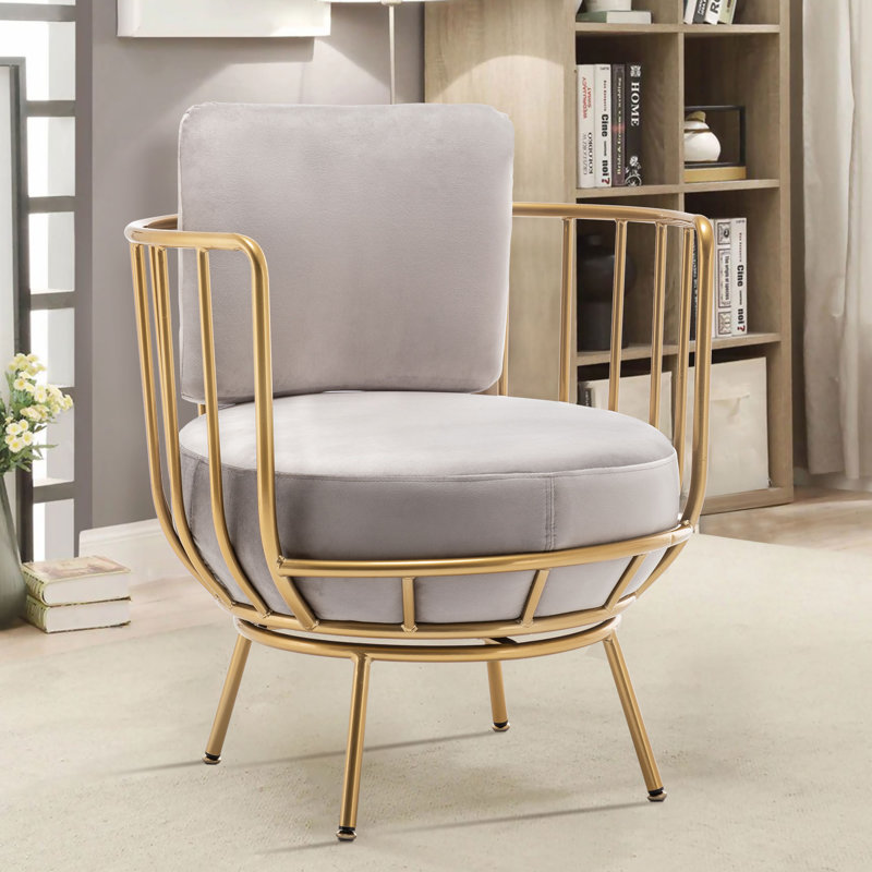 Fauteuil demi-tonneau pivotant
