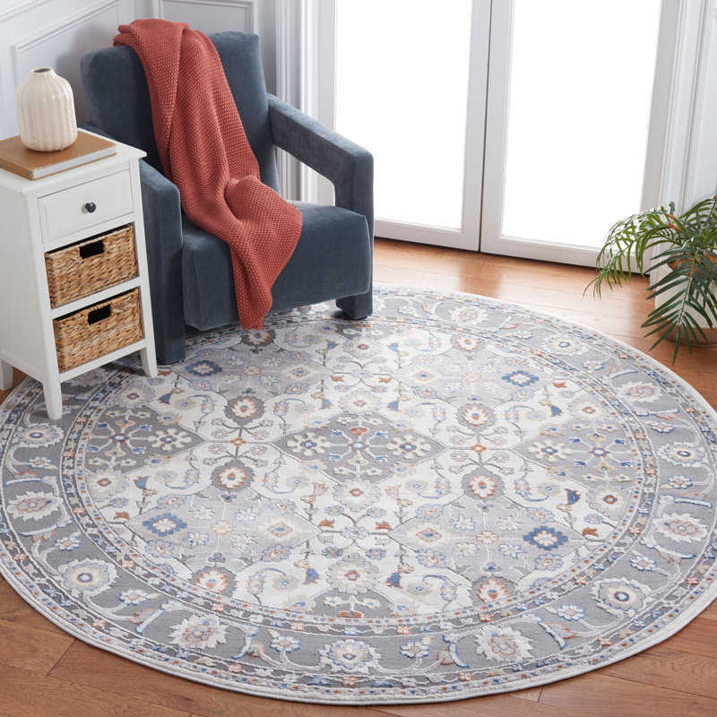 Burnettsville Eternal Performance Oriental Rug, Round 6'7"