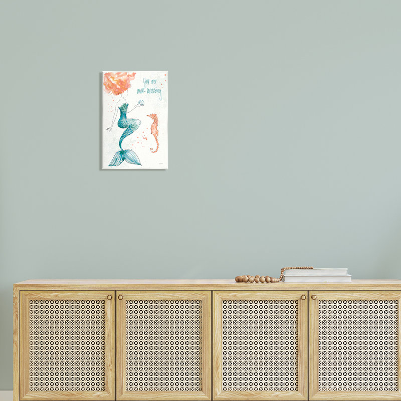 «Mer-Mazing Uplifting Mermaid Expression», art mural par Anne Tavoletti, H 15 po x l 10 po x P 0,5 po