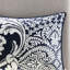 Édredon pour grand lit Indigo - Coton imprimé et bourre moelleuse 7 pièces avec-120945136-120945135