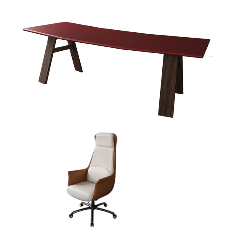Bureau Boss luxueux et sophistiqué, H 29,53 po x l 78,74 po x P 31,5 po