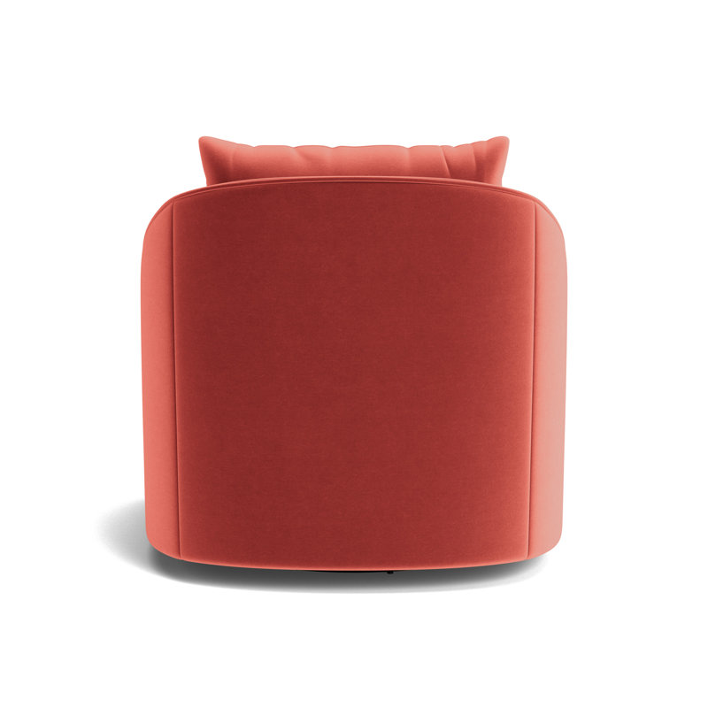Laurel Swivel Chair, Performance Velvet - Sienna